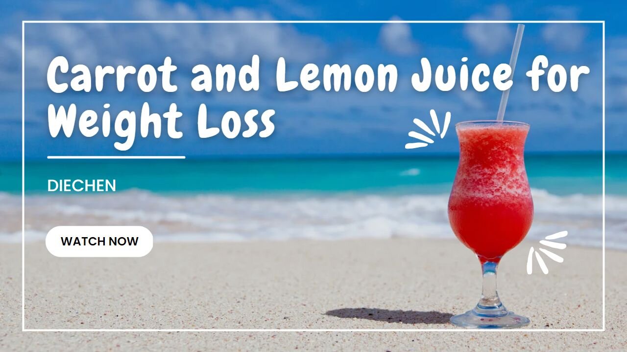 Why Carrot and Lemon Juice is the Ultimate Weight Loss Drink?