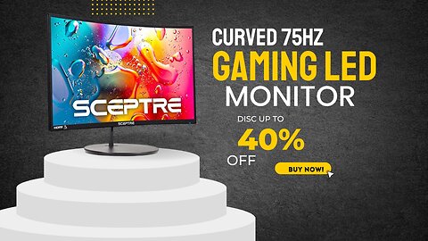 The Perfect Addition to Your Gaming Setup: Sceptre 24" Curved Gaming Monitor Under Budget