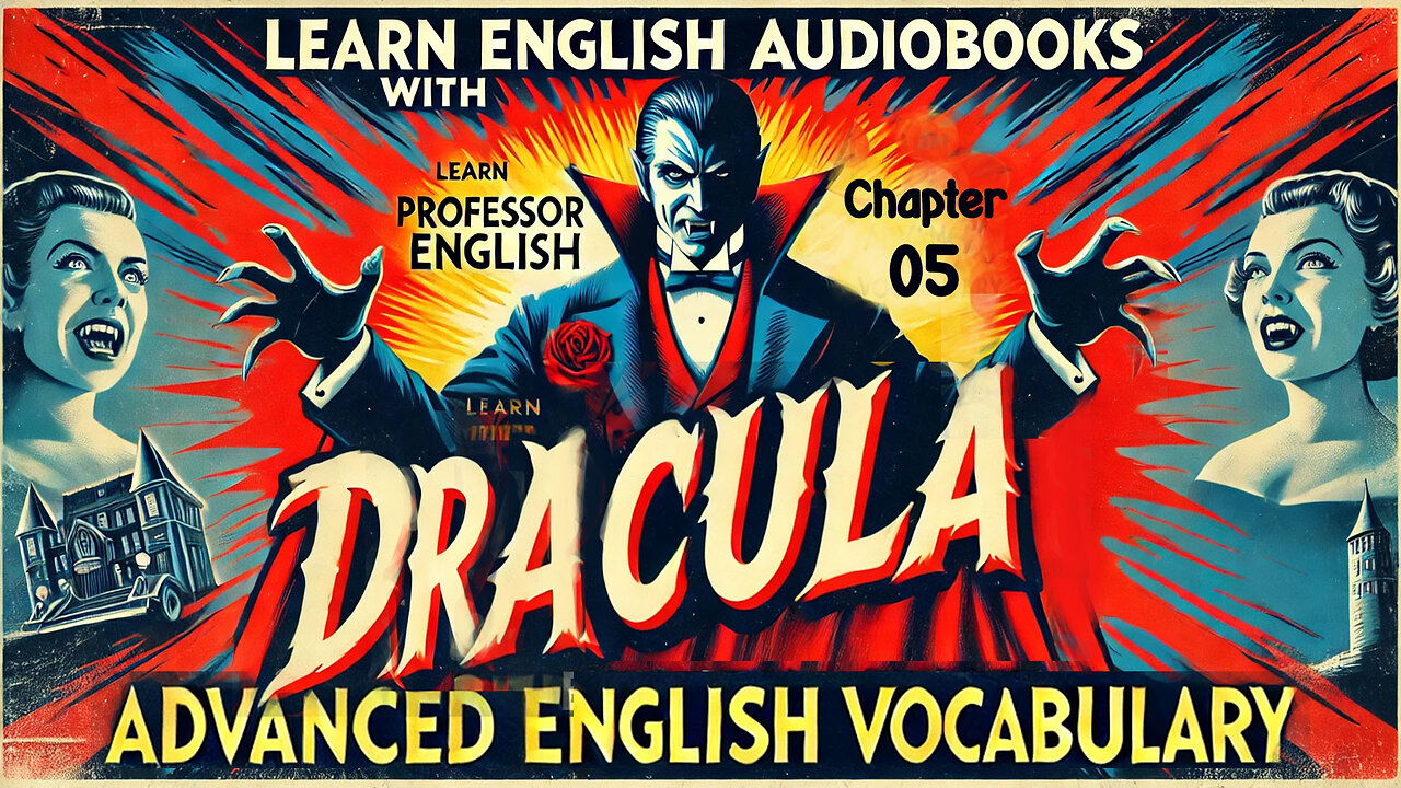 Learn English Audiobooks "Dracula" Chapter 5 (Advanced English Vocabulary)