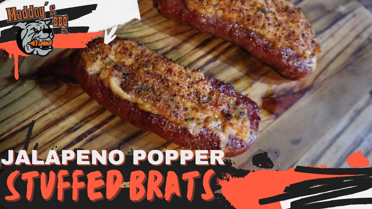 Jalapeno Popper Stuffed Bratwurst - You won't ever want them any other way!