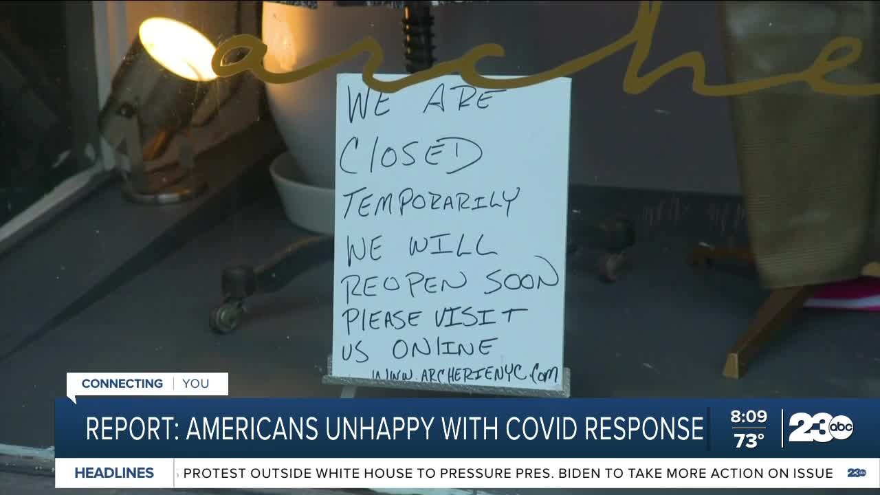 Americans unhappy with covid response