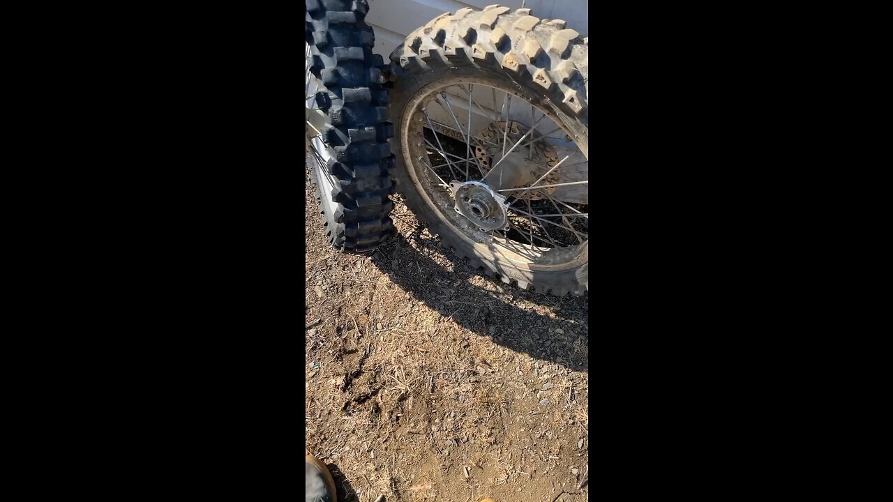 Ktm 450 broken rear rim