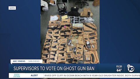 Supervisors approve ordinance on 'ghost guns' in SD County