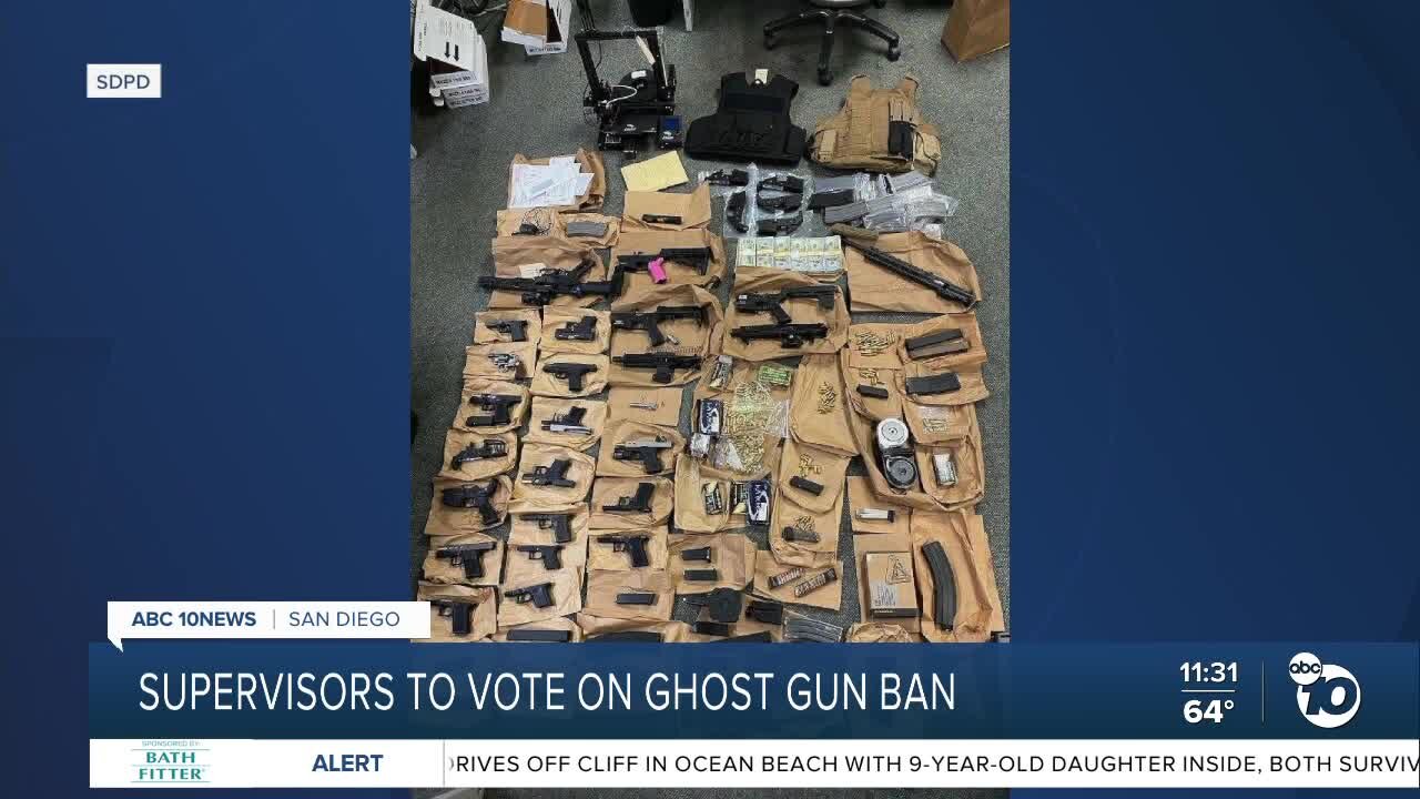 Supervisors approve ordinance on 'ghost guns' in SD County