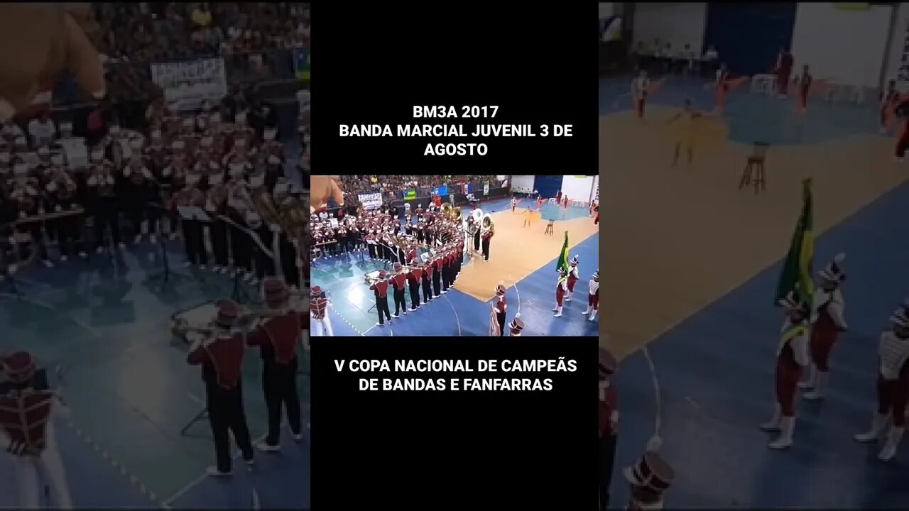 BM3A 2017 - BANDA MARCIAL 3 DE AGOSTO 2017 - #Shorts