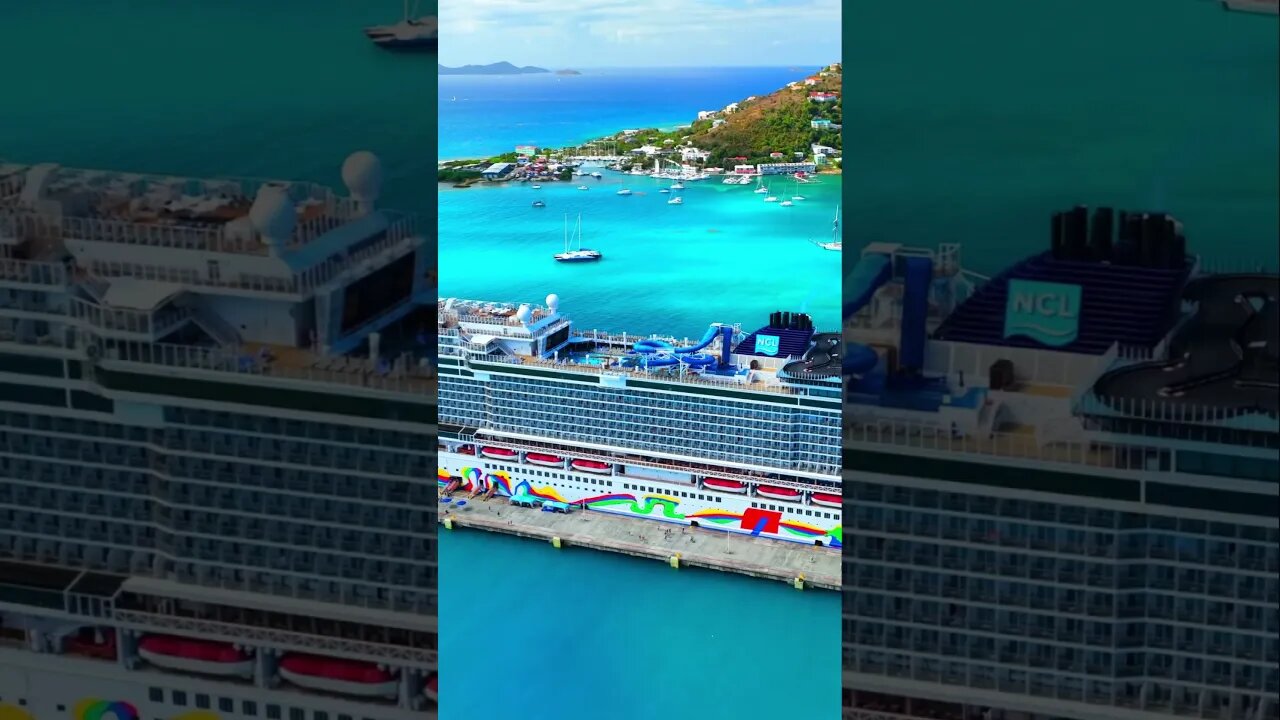 The Caribbean is GORGEOUS! 😍 #cruiseship #shorts #viral