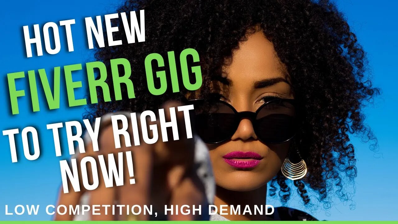 HOT NEW FIVERR GIG TO TRY RIGHT NOW-LOW COMPETITION, HIGH DEMAND