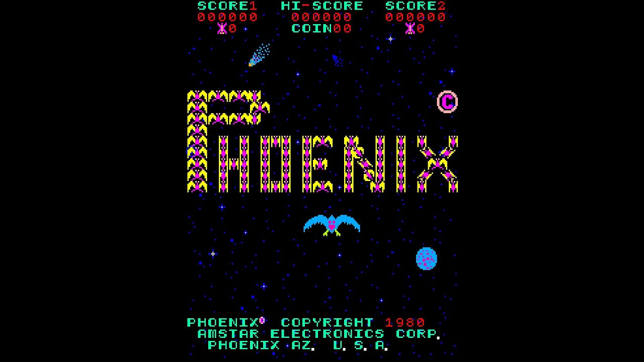 PHOENIX (ARCADE) (GAMEPLAY-Commentary)