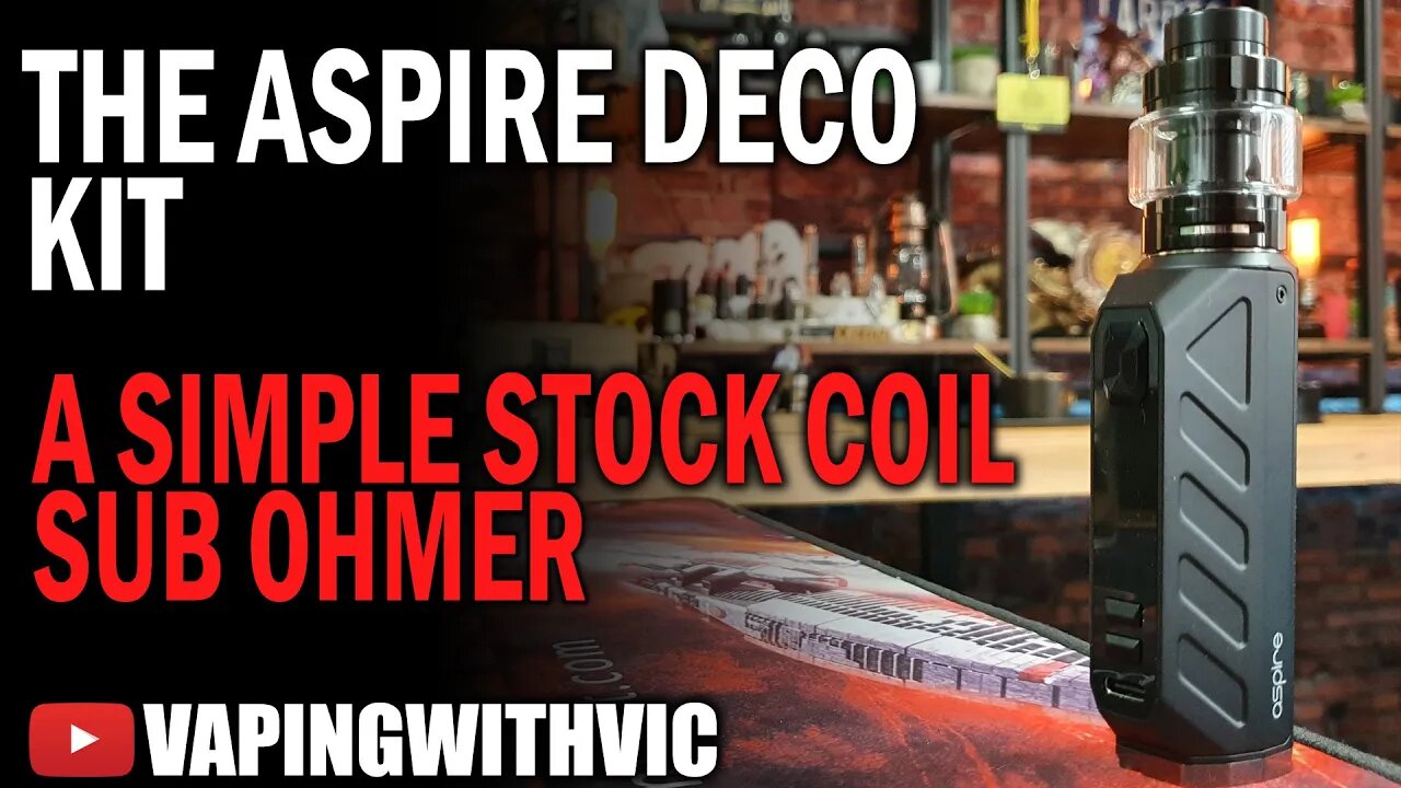 Aspire Deco Kit - Aspire heads back to the simple sub-ohm kit