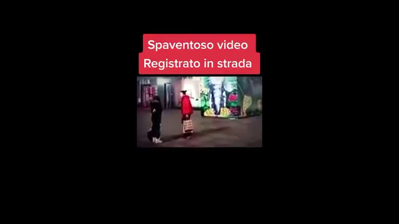 SPAVENTOSO VIDEO REGISTRATO IN STRADA