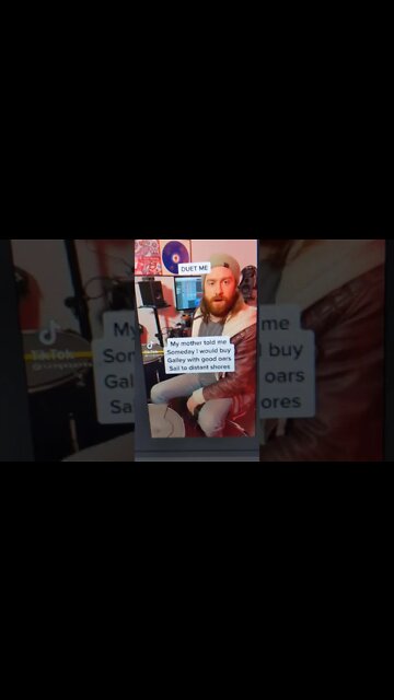 He wanted a duet but lets duet himself!