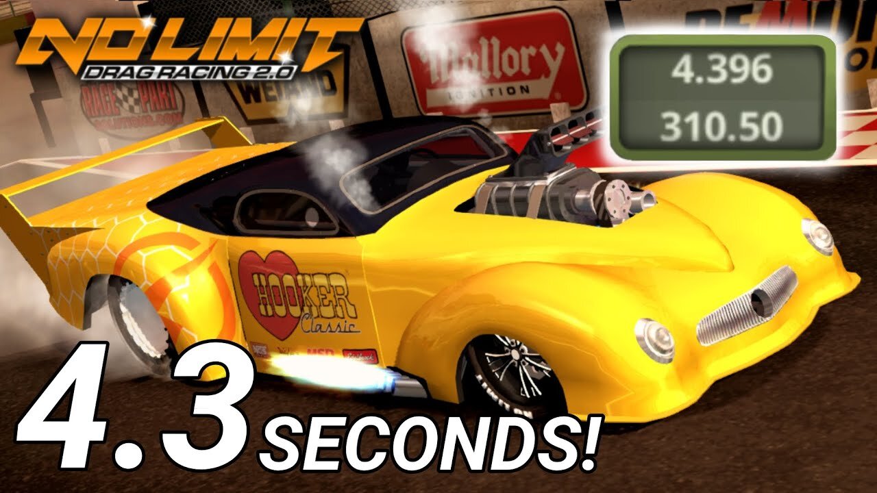 4.3 Seconds Promod Willys Tune! | No Limit Drag Racing 2.0