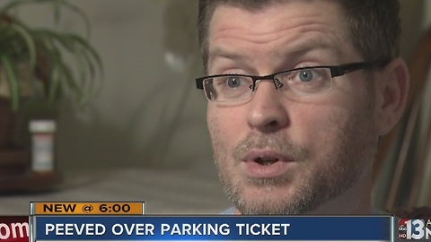 Las Vegas man says he is stuck with wrong parking ticket