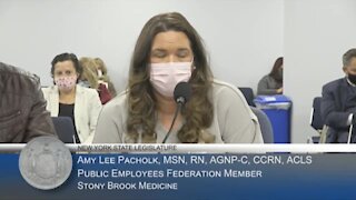 Assembly Members hear testimony on staffing crisis in New York's healthcare system