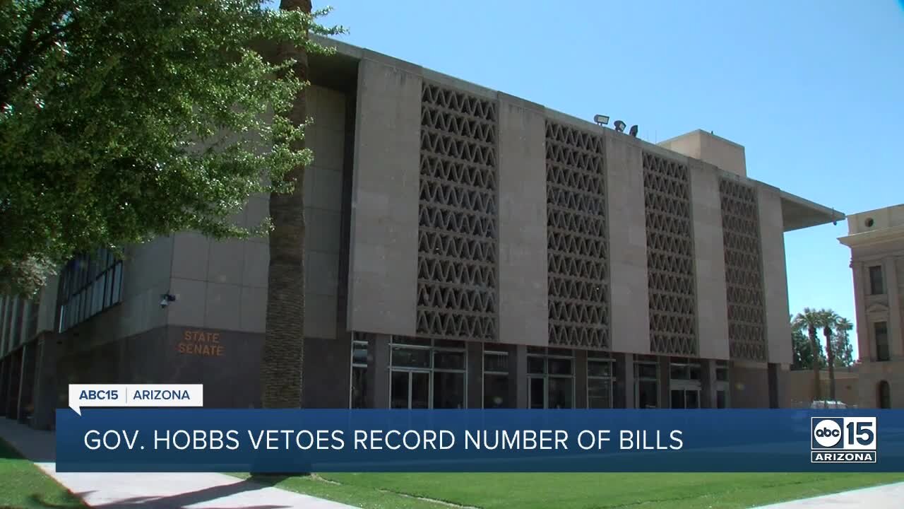 AZ Governor Katie Hobbs vetos dozens of bills