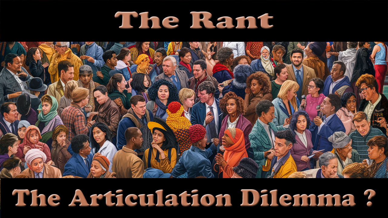 The Rant-The Articulation Dilemma?