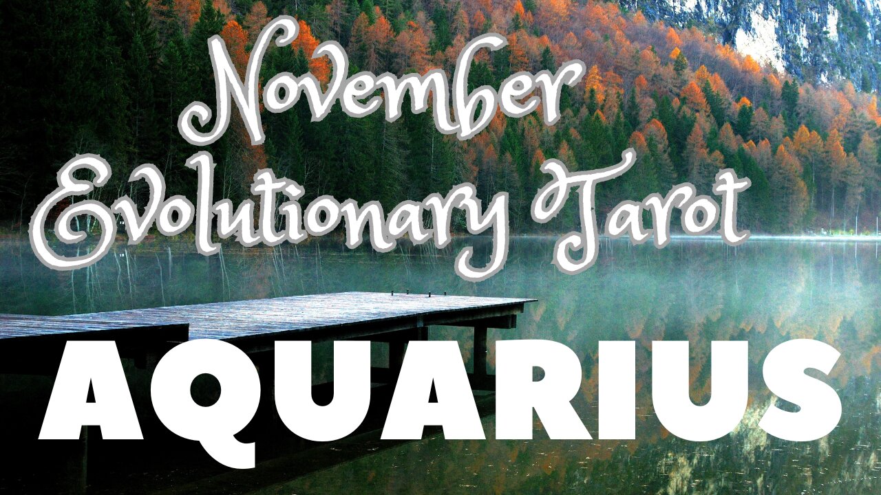 Aquarius ♒️- A vision of your best self! November 2023 Evolutionary tarot reading #aquarius #tarot