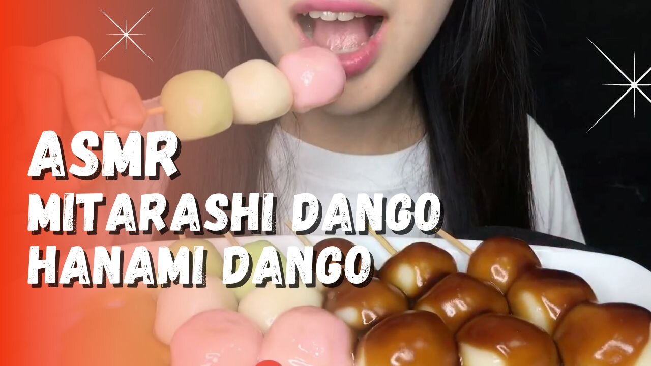 ASMR MITARASHI DANGO HANAMI DANGO - ASIAN ASMR