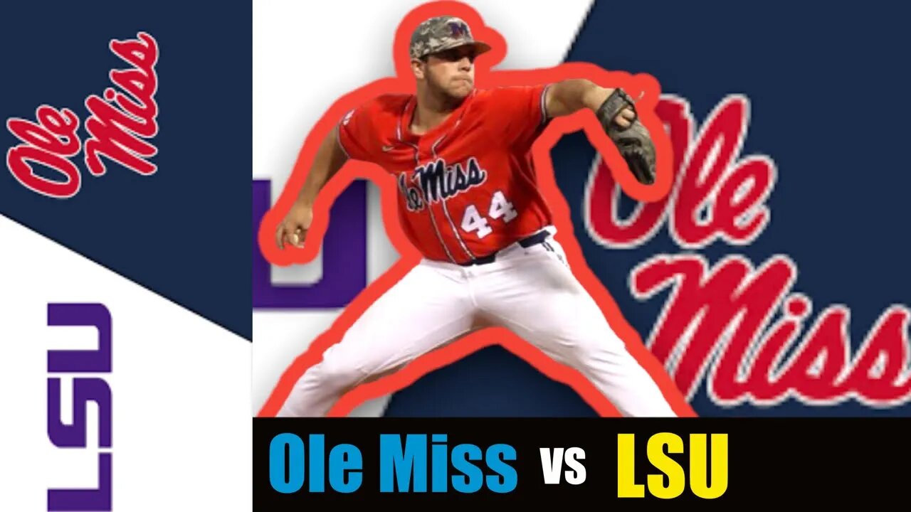 Ole Miss vs #17 LSU Highlights (GAME 1 PART 2!) | 2022 College Baseball Highlights