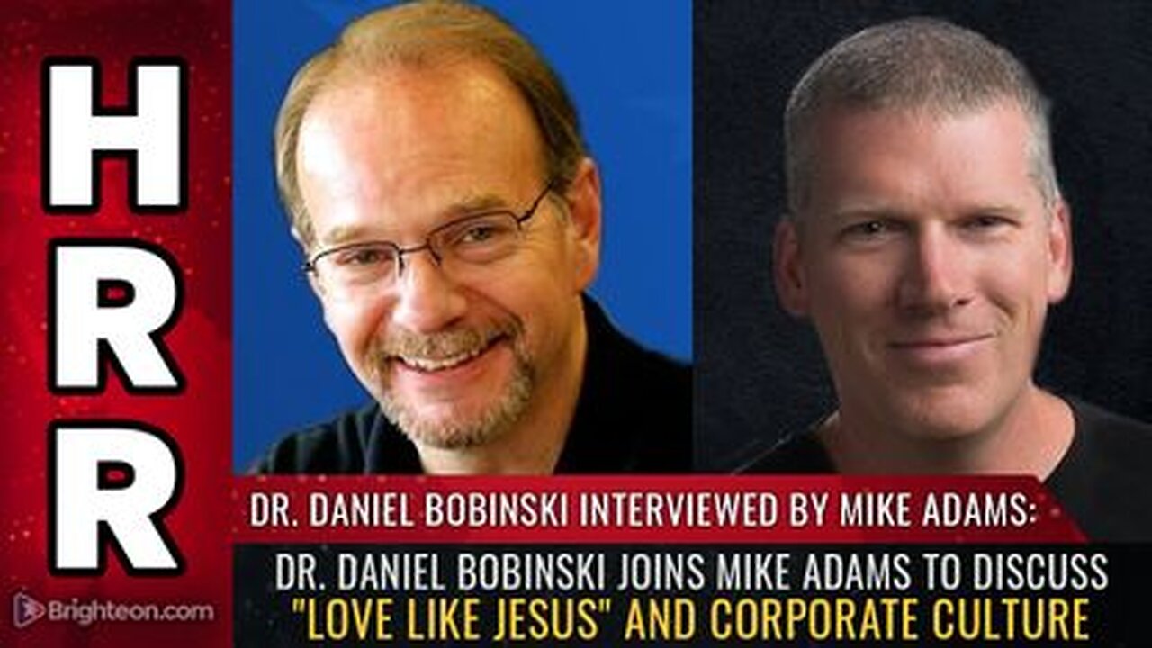 Dr. Daniel Bobinski Discuss's Love Like Jesus and Corporate Culture