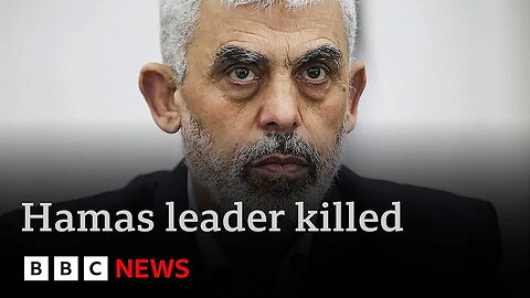 Video footage confirms Hamas leader Yahya Sinwar killed by Israeli forces | BBC News