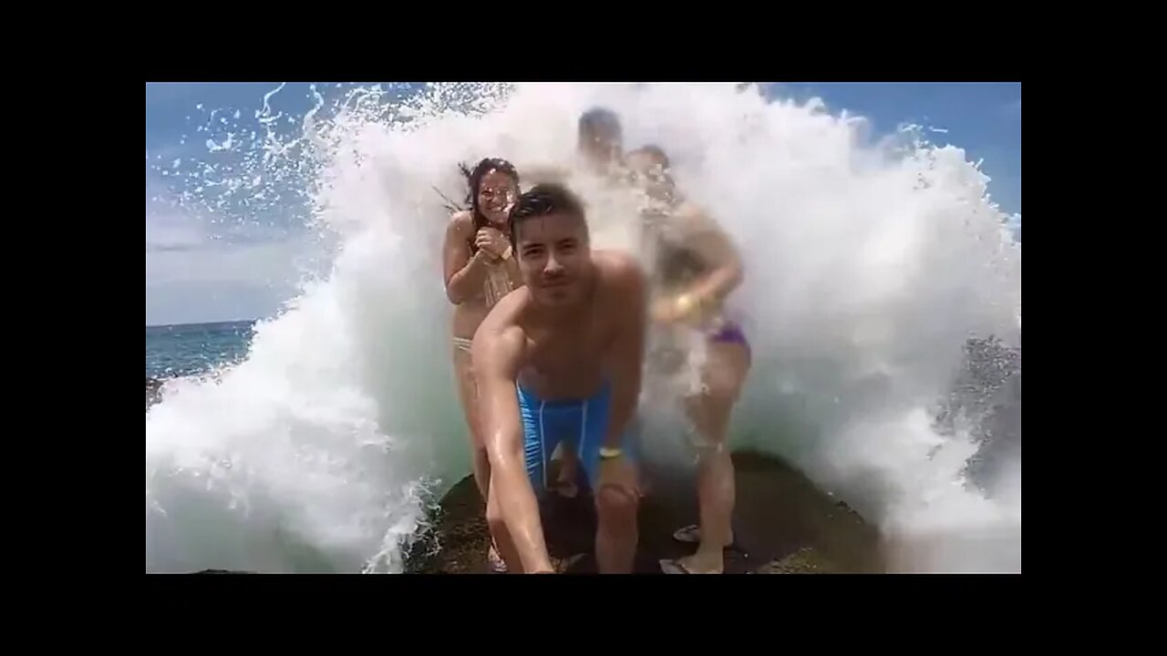 People Vs. Nature Fails: Taken Out By Wave | FailArmy