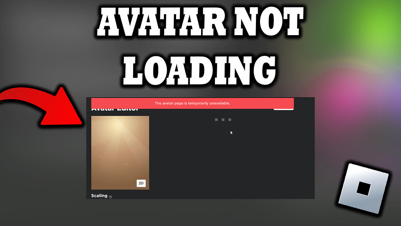 How To Fix Roblox Avatar Not Loading