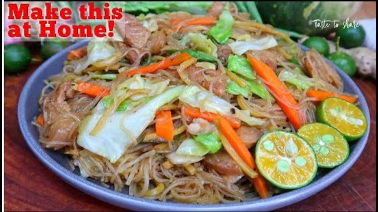 Pancit Bihon | The Secret of Cooking the best Pancit Guisado