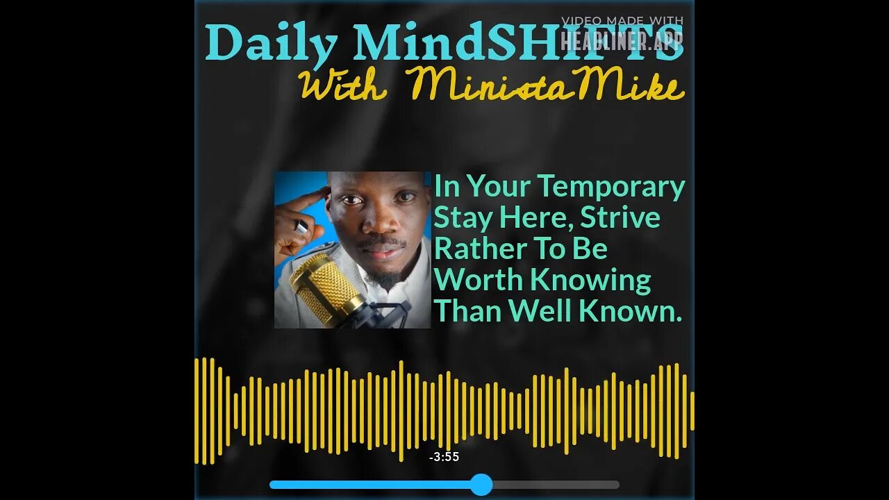 Daily MindSHIFTS Episode 360: