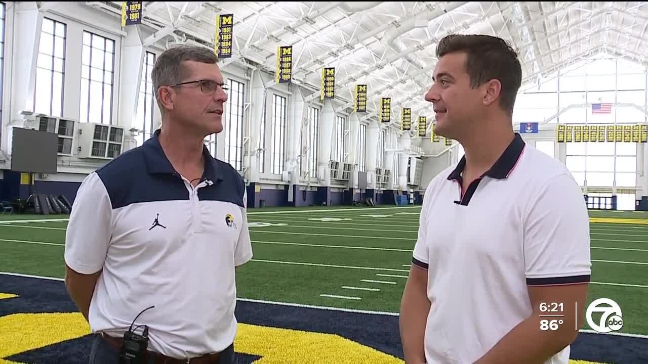 Harbaugh talks starting quarterbacks in one-on-one interview with Brad Galli