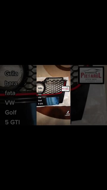 Grila bara fata #VW #Golf 5 #GTI #piesarul