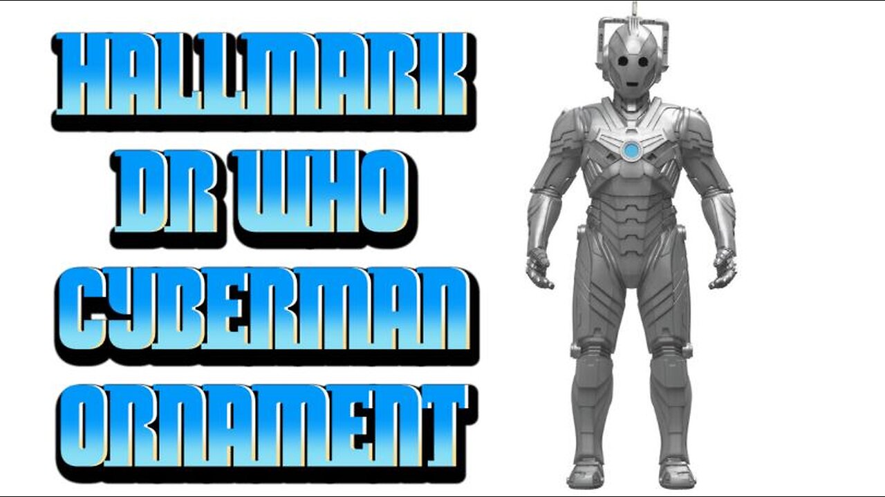 Dr Who Hallmark Cyberman Ornament.