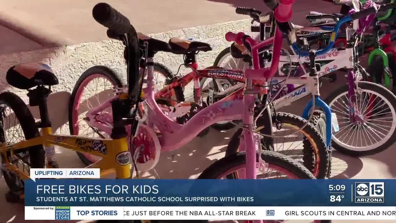 135 bikes get delivered to children in need