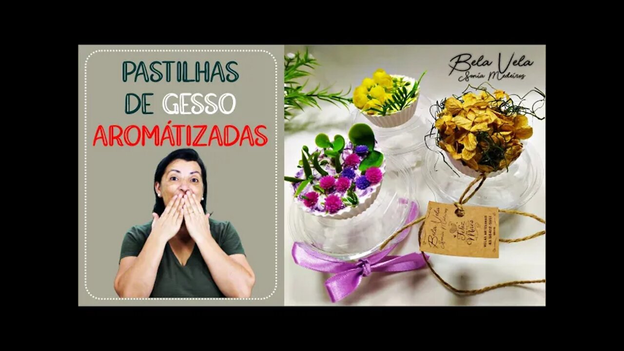 PASTILHAS DE GESSO AROMATIZADAS