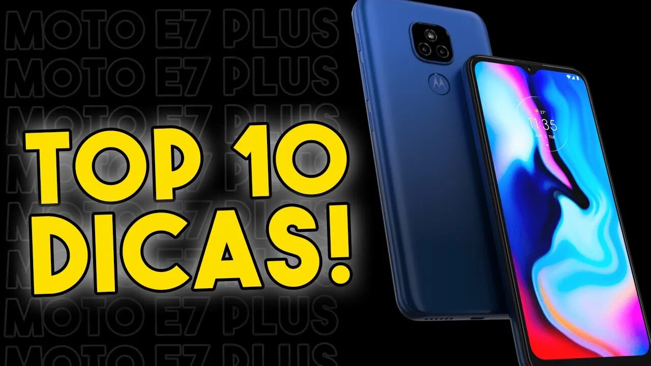 TOP 10 DICAS E TRUQUES para o Moto E7 Plus que você PRECISA SABER!