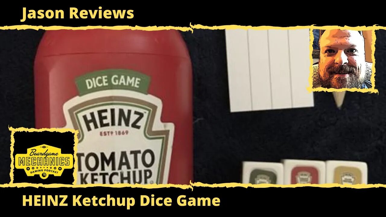 Jason's Board Game Diagnostics of HEINZ Ketchup Dice Game