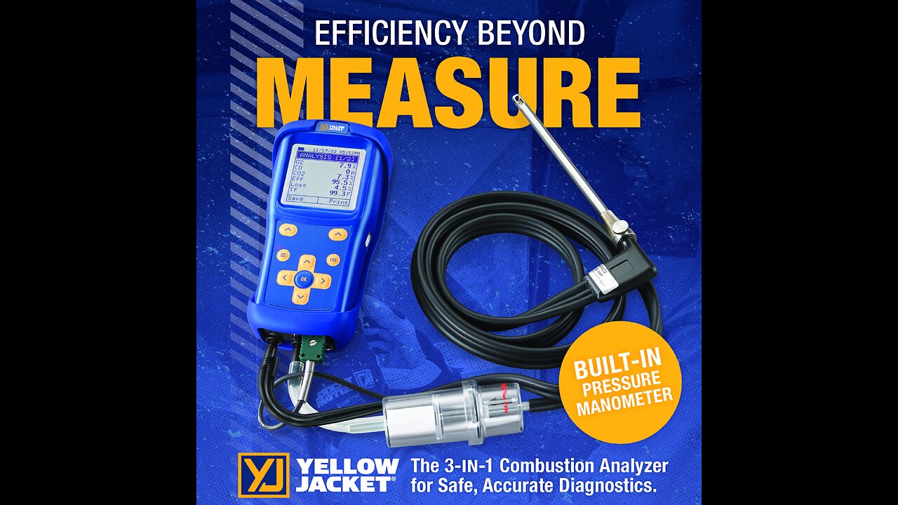 3 in 1 Instrument: Ambient CO Monitor, Manometer and Analyzer