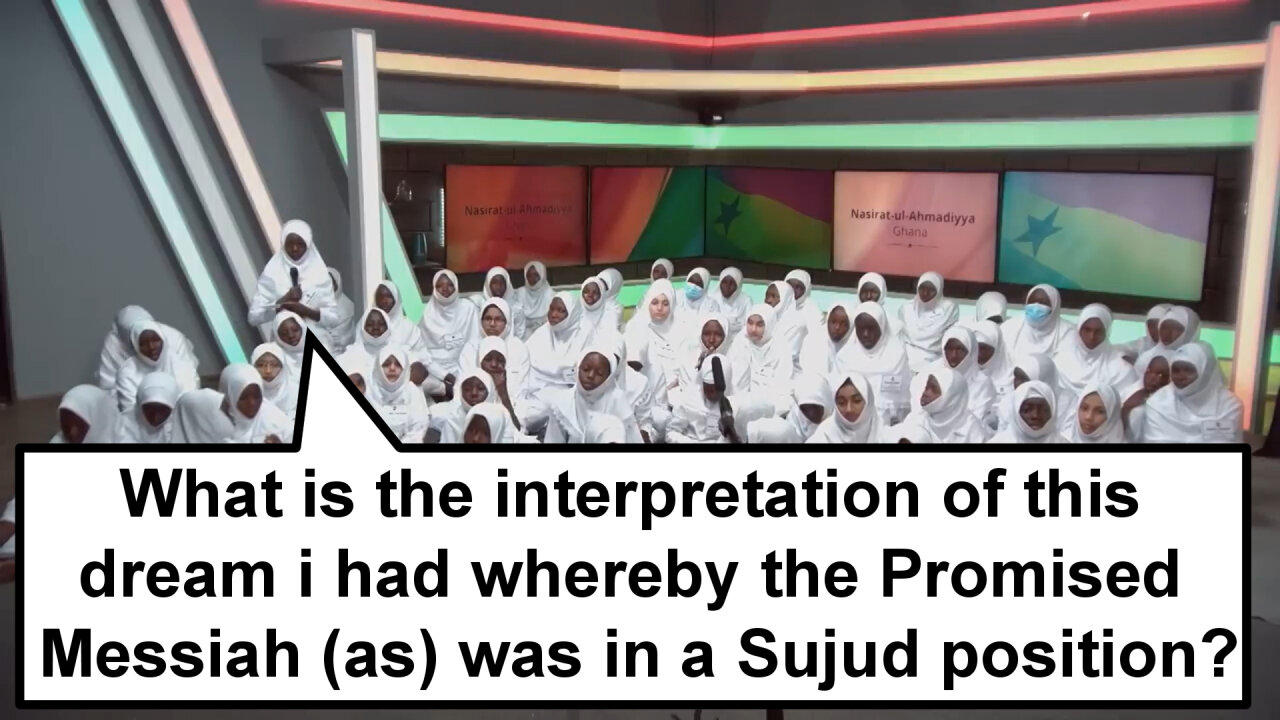 What is the interpretation of this dream I had whereby the Promised Messiah was in a Sujud position?