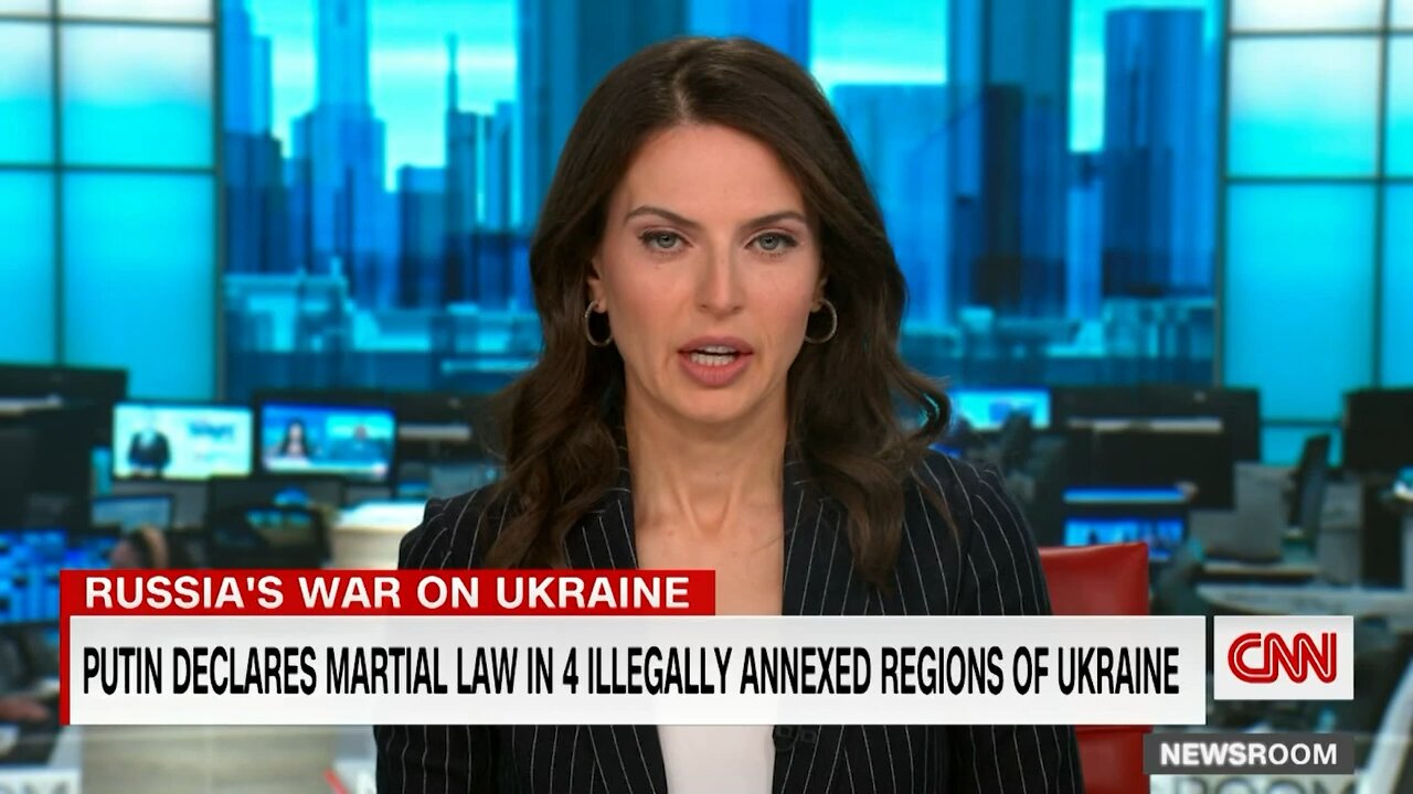 Putin declares martial law in illegally annexed regions of Ukraine!!!