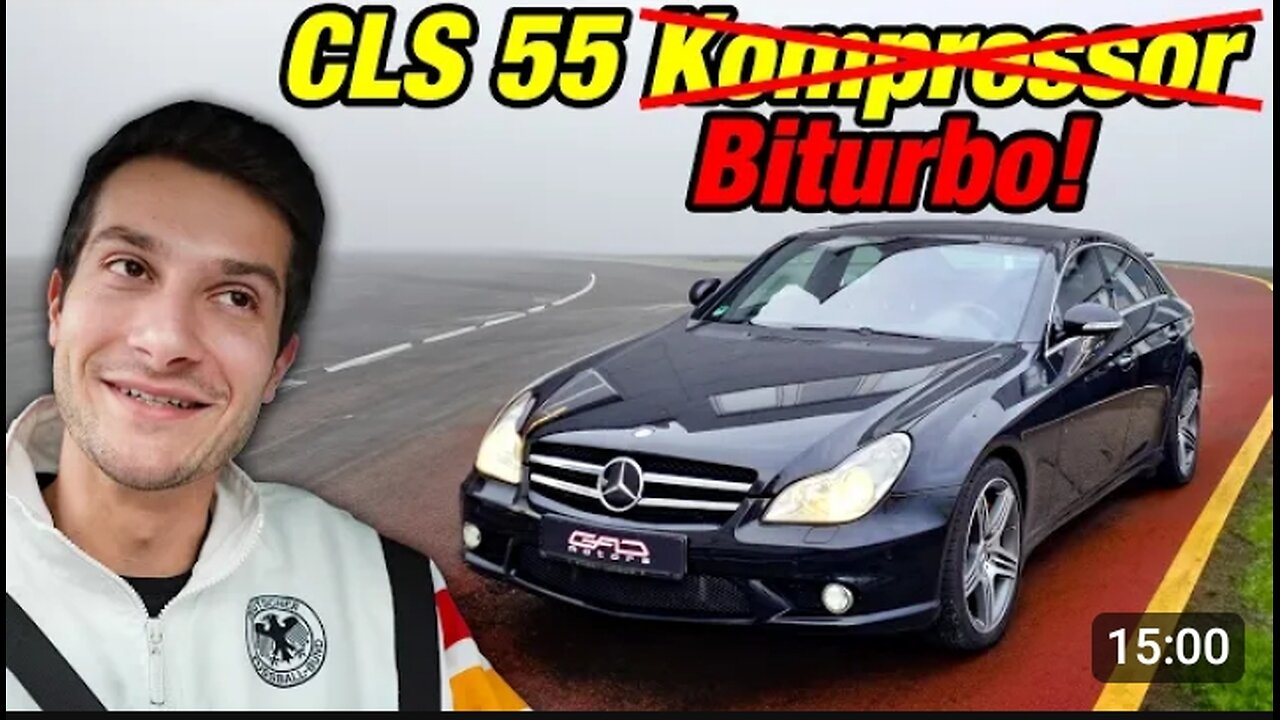 V8 biturbo instead of compressor in the CLS 55 AMG from GAD Motors