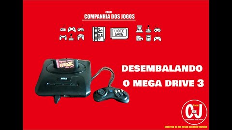 Desembalando o Mega Drive 3