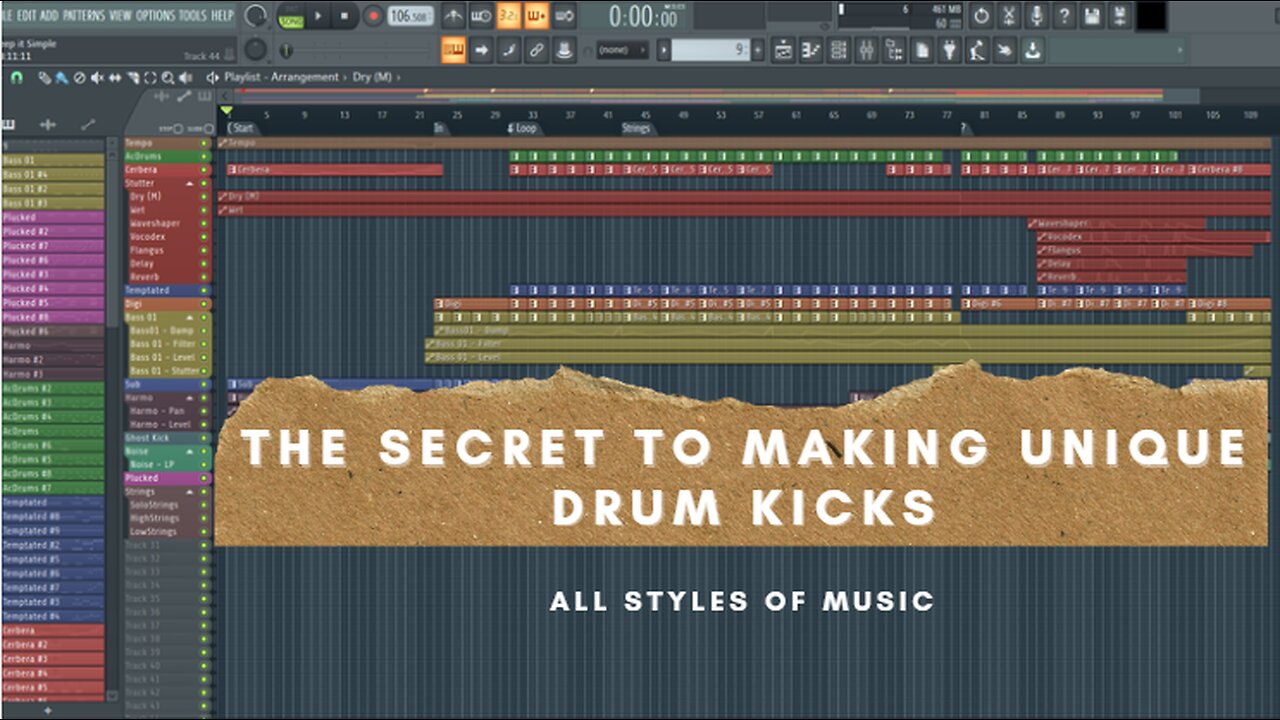 The secret to making unique drum kicks | all styles of music