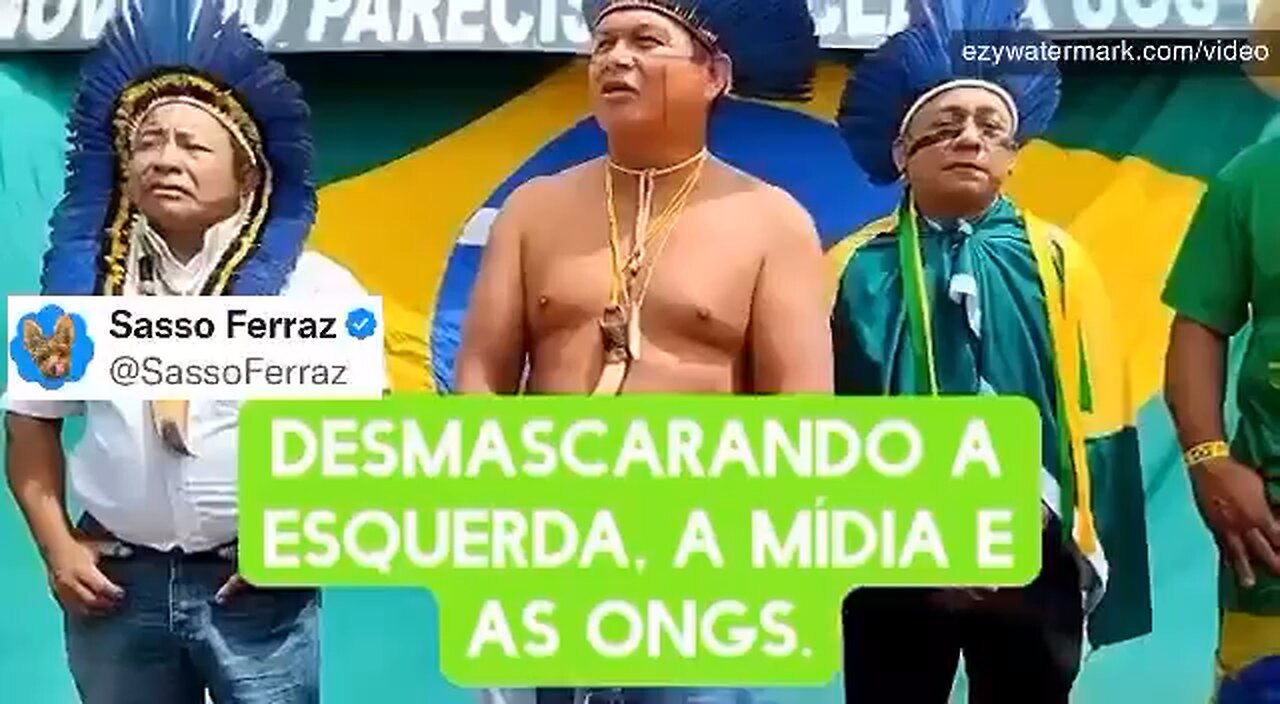 Índios mandando a real sobre a Amazônia- querem entregá-la!