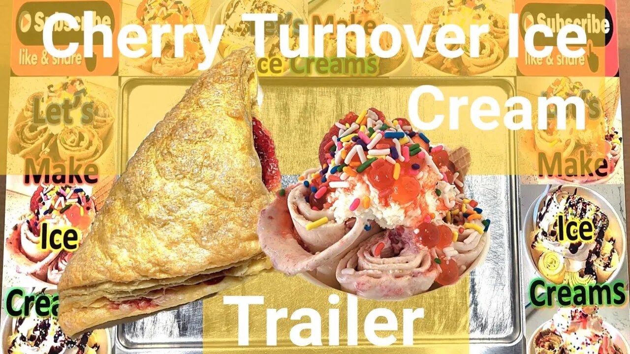 Cherry Turnover Ice Cream Trailer