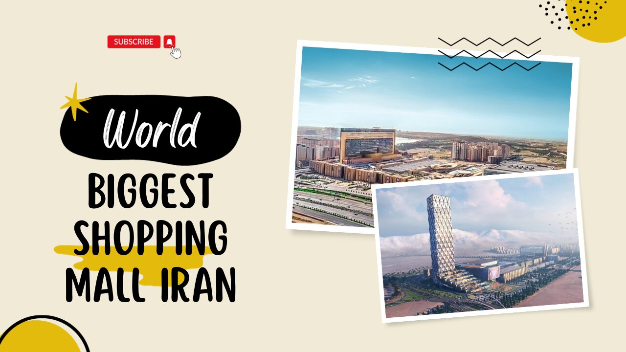 World biggest Shopping Mall Iran cross the America Tehran #funwithidrees #information