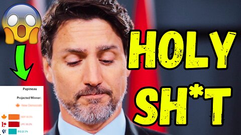 Justin Trudeau OFFICIALLY LOSING In His OWN Riding!