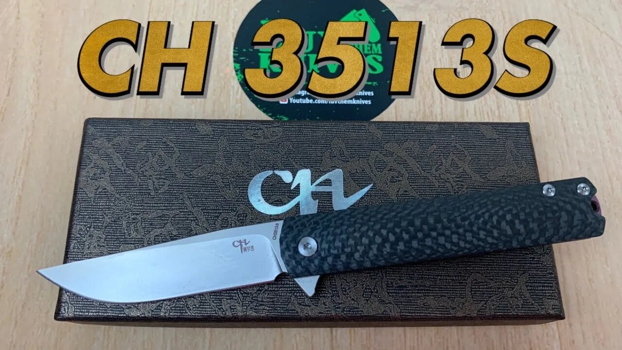 CH 3513S detent lock folder/includes disassembly/ lightweight and great looking !