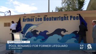 St. Lucie County public pool renamed after longtime lifeguard