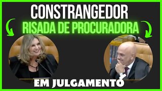 RISADA DE PROCURADORA SOBRE FALA DE DANIEL SILVEIRA JULGAMENTO