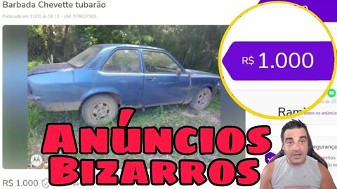 Ep.05 ANÚNCIOS BIZARROS Carros Até 2000,00